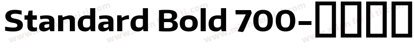Standard Bold 700字体转换
